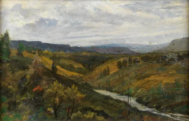 Paisagem (óleo sobre tela)