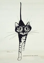 Mova-se tranquilamente, c.1962 (tinta indiana a bordo)