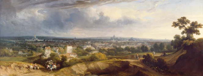 Vista de Paris a partir de Montmartre, 1829