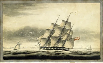 Navio de transporte de tropas HMS "Akbar" (1806), 10 de agosto