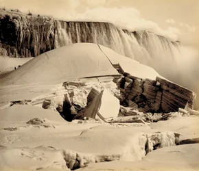 As cataratas no inverno