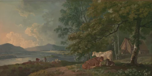 Bom dia: Paisagem com Gado