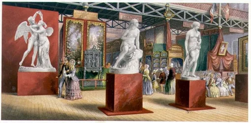 Esculturas - Vista Interior da Grande Exposição
