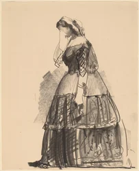 Dama de 1860 - A Atriz