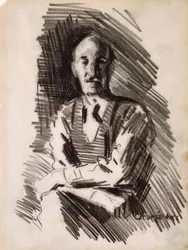 Um retrato, c. 1904.
