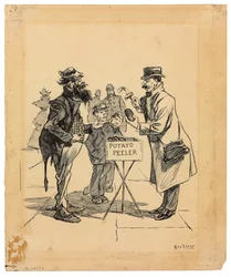 Street Vendor, c.1895 (tinta sobre papel)