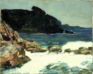 The Ledge, Elizabeth, Maine (óleo sobre tela)