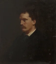 Autorretrato (óleo sobre tela montado num painel)