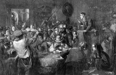 «O leilão, último dia da venda», a Exposição Internacional, 1862