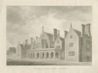 Stoke-upon-Trent - Estação Ferroviária: desenho sépia