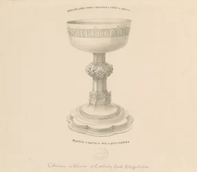 Teddesley Park - Cálice: desenho a caneta, nd [?19 cent] (desenho)