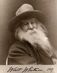 Retrato de Walt Whitman em 1887