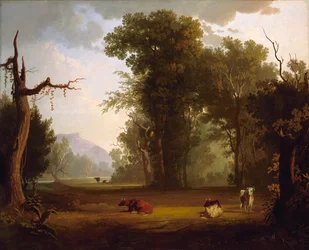 Paisagem com gado