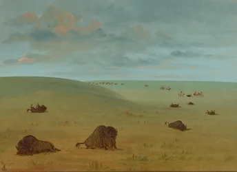 Após a perseguição do búfalo - Sioux, 18611869.