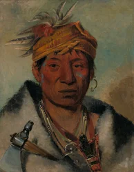 Ah-yaw-né-tak-oár-ron e Guerreiro, 1831.