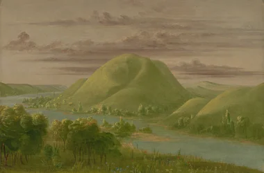 Curiosos Penhascos Gramados, Rio São Pedro, 18611869.