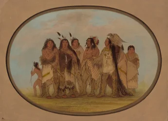 Distintos índios corvos, 18611869.