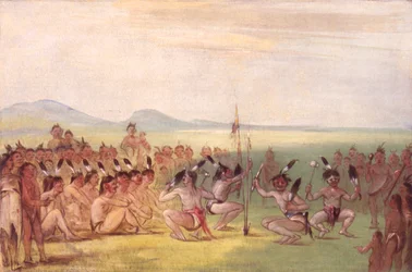 Dança da Águia, Choctaw, 1835-1837.