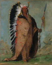 Ee-áh-sá-pa, Rocha Negra, um chefe de Duas Chaleiras