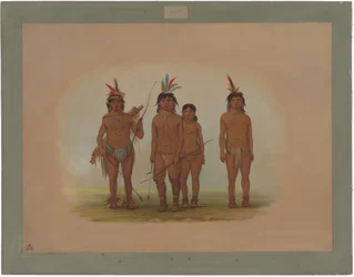 Quatro índios Macouchi