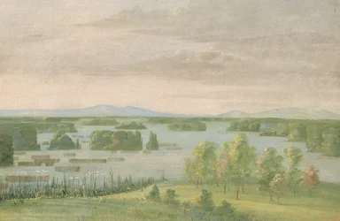 Lac du Cygne (Lago dos Cisnes), perto do Coteau des Prairies