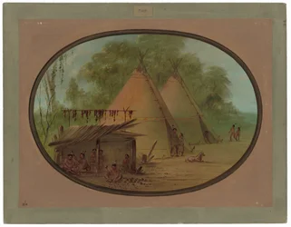 Fazer pontas de seta de sílex - Apaches