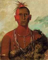 Náh-se-ús-kuk, Trovão Turbilhonante, filho mais velho de Black Hawk