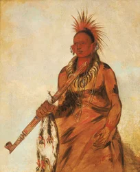 No-o-mún-nee, Caminha na chuva, um guerreiro