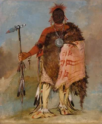Om-pah-tón-ga, Grande Alce, um guerreiro famoso