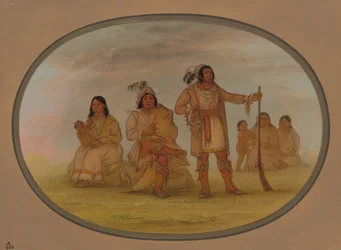 Osceola e quatro índios Seminolee, 18611869.