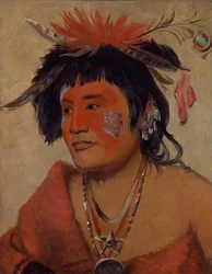 Pah-shee-náu-shaw, um guerreiro, 1831.