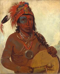 Tóh-to-wah-kón-da-pee, Medicina Azul, um Curandeiro da Banda Ting-ta-to-ah, 1835.
