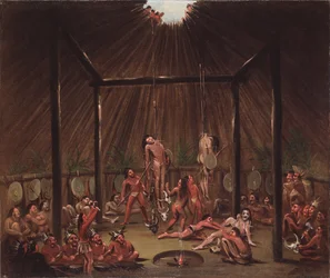 A cena do corte, Cerimónia Mandan O-kee-pa