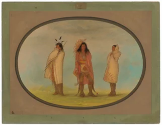 Três índios iroqueses