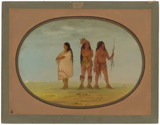 Três índios Navaho
