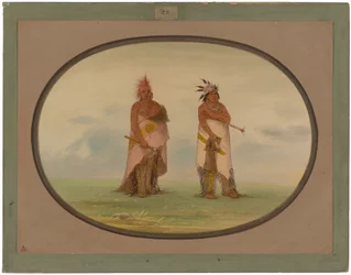 Dois índios norte-americanos não identificados
