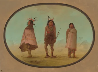 Yntah Curandeiro, um Guerreiro e uma Mulher, 18551869.