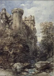 Castelo Craigmillar (wc no papel)