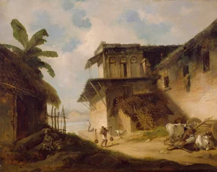 Cena da vila de Bengala, 1819-1821