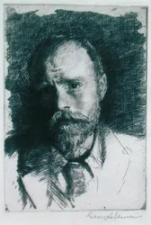 Auto-retrato, c.1895 (gravura)