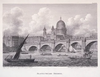 Ponte Blackfriars, Londres, 1827