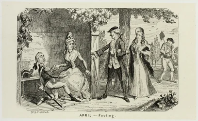 abril - Fooling from George Cruikshank