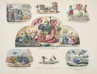Bonnet Building, pub. 1828 (gravura colorida à mão)
