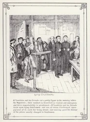 Ilustração para O Livro dos Solteiros, ou O Progresso do Sr. Lambkin (Gent) (gravura)