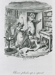 Oliver arranca um espírito, 1837