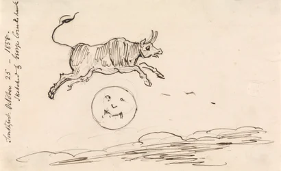 A vaca salta sobre a lua