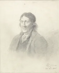 Retrato de um homem, 1805 (grafite com tinta no papel)