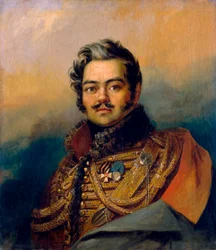 Denis Davydov, soldado russo e poeta, c1828.
