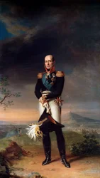 Retrato do marechal de campo Conde Mikhail Barklay-de-Tolli, 1829