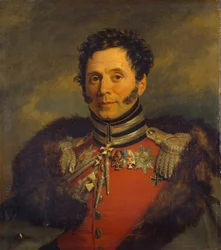 Retrato do general Nikolai Ivanovich Depreradovich 1767-1843, antes de 1825